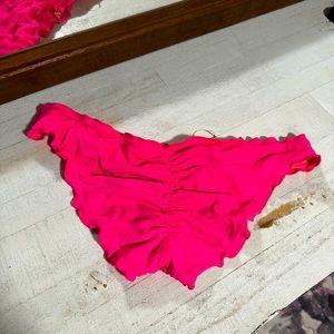 Victoria’s Secret Scrunched Booty Ruffle Bikini Bottoms 🩷